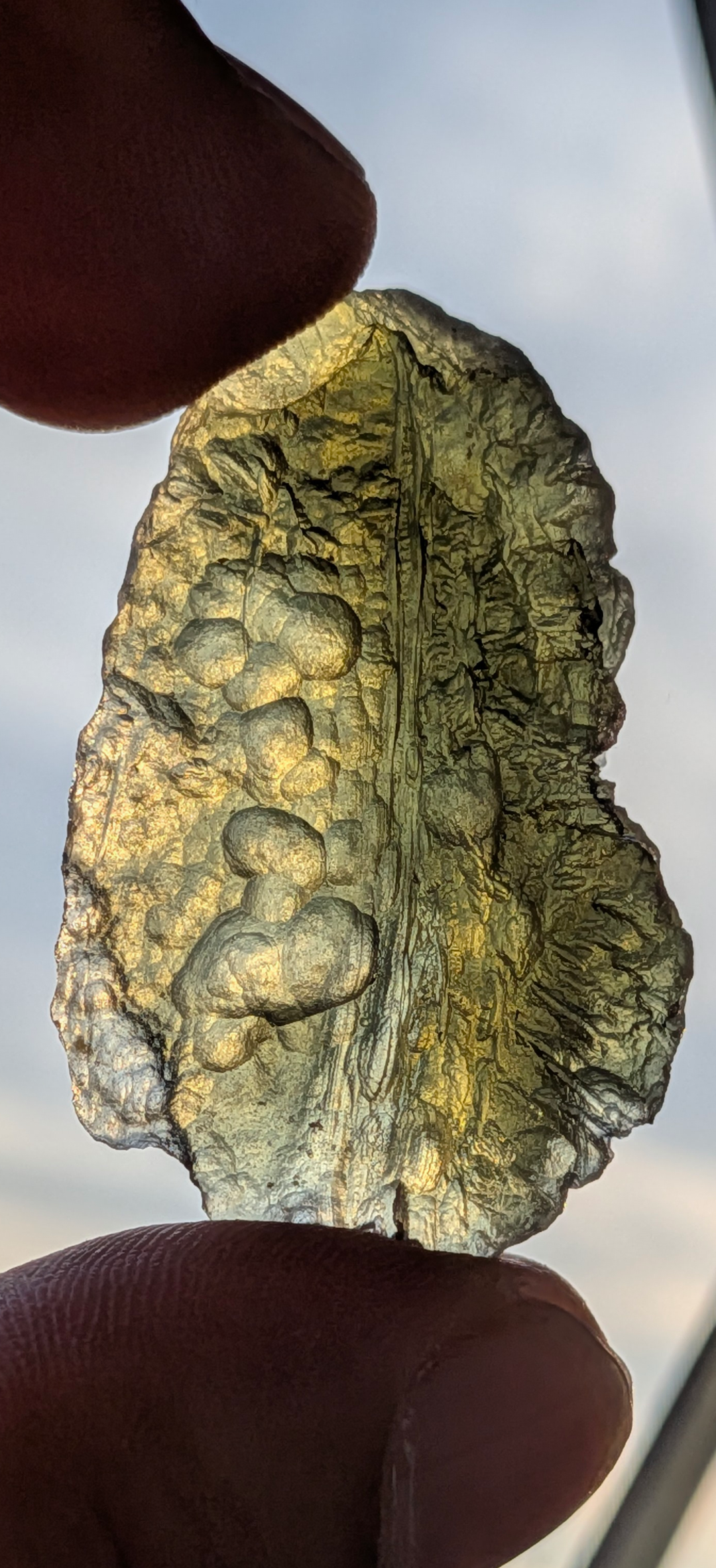 A+++ Grade Moldavite From Nesmen - Louka #116 - 9.86g