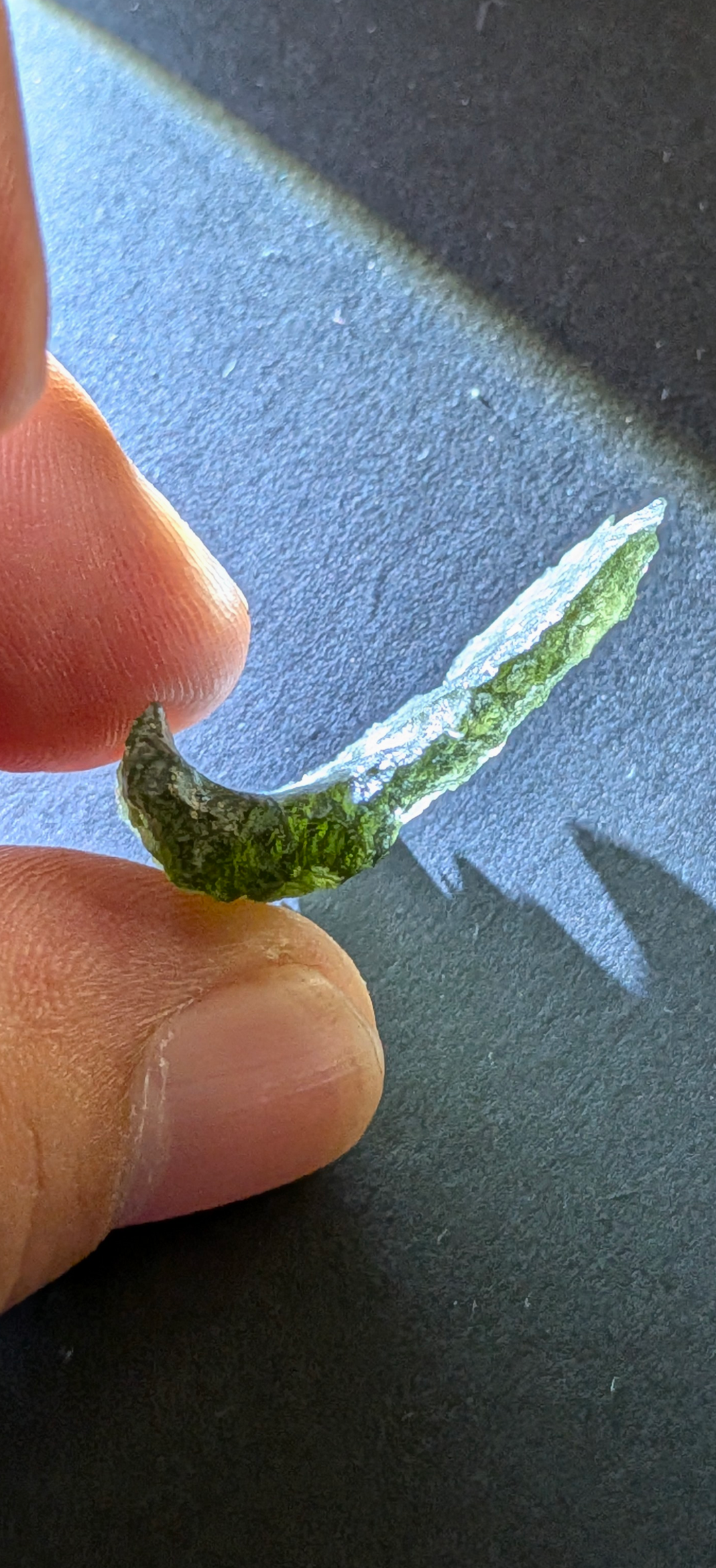 A+++ Grade Angel Chime Moldavite From Nesmen - Louka #117 - 4.89g