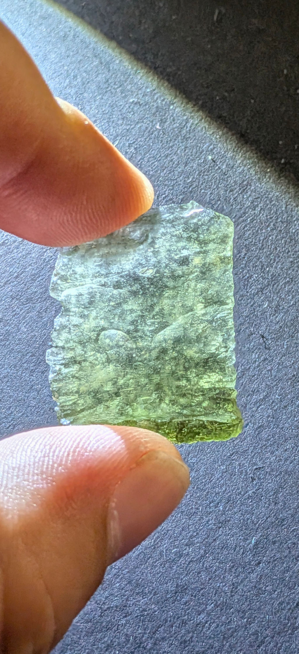 A+++ Grade Angel Chime Moldavite From Nesmen - Louka #117 - 4.89g