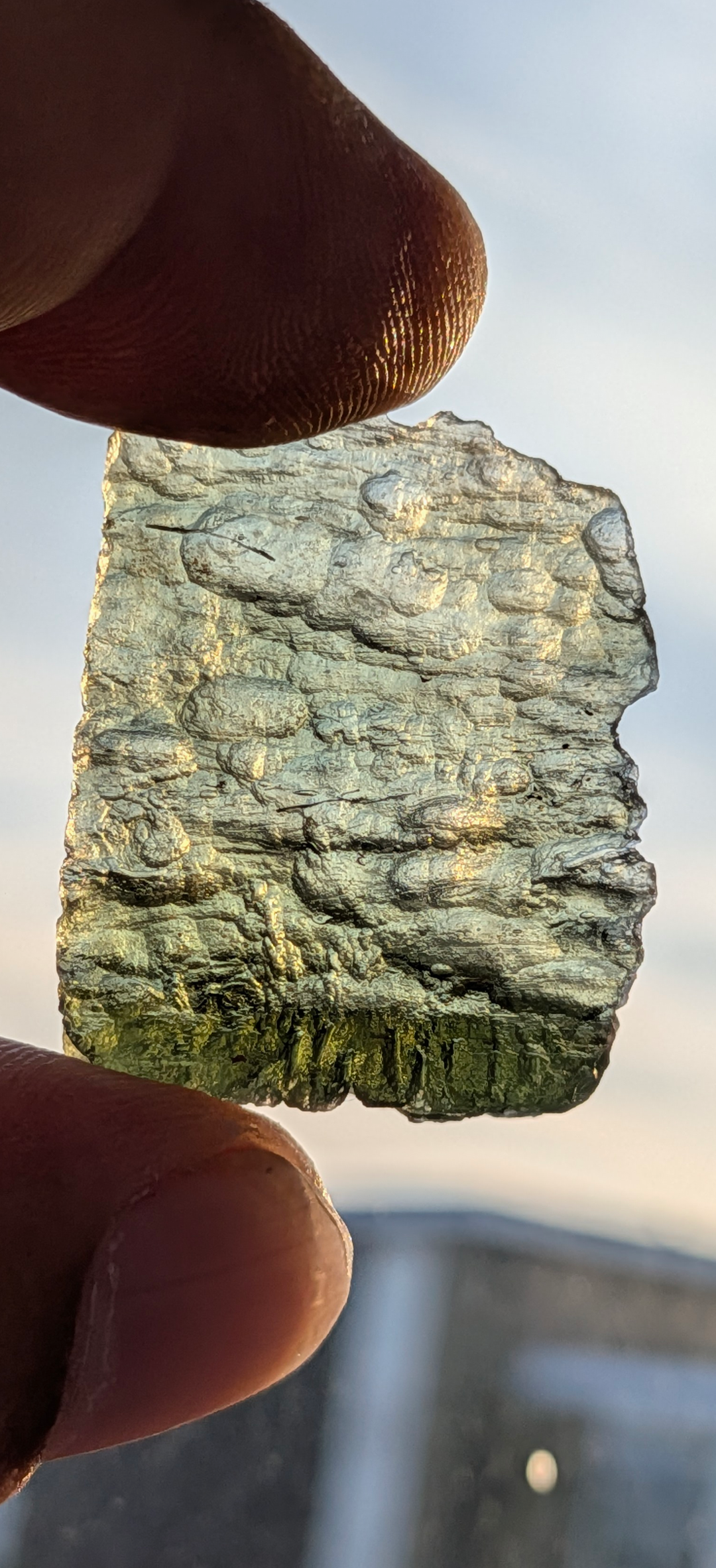 A+++ Grade Angel Chime Moldavite From Nesmen - Louka #117 - 4.89g