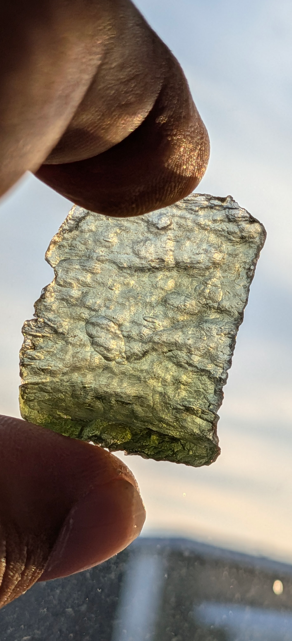 A+++ Grade Angel Chime Moldavite From Nesmen - Louka #117 - 4.89g