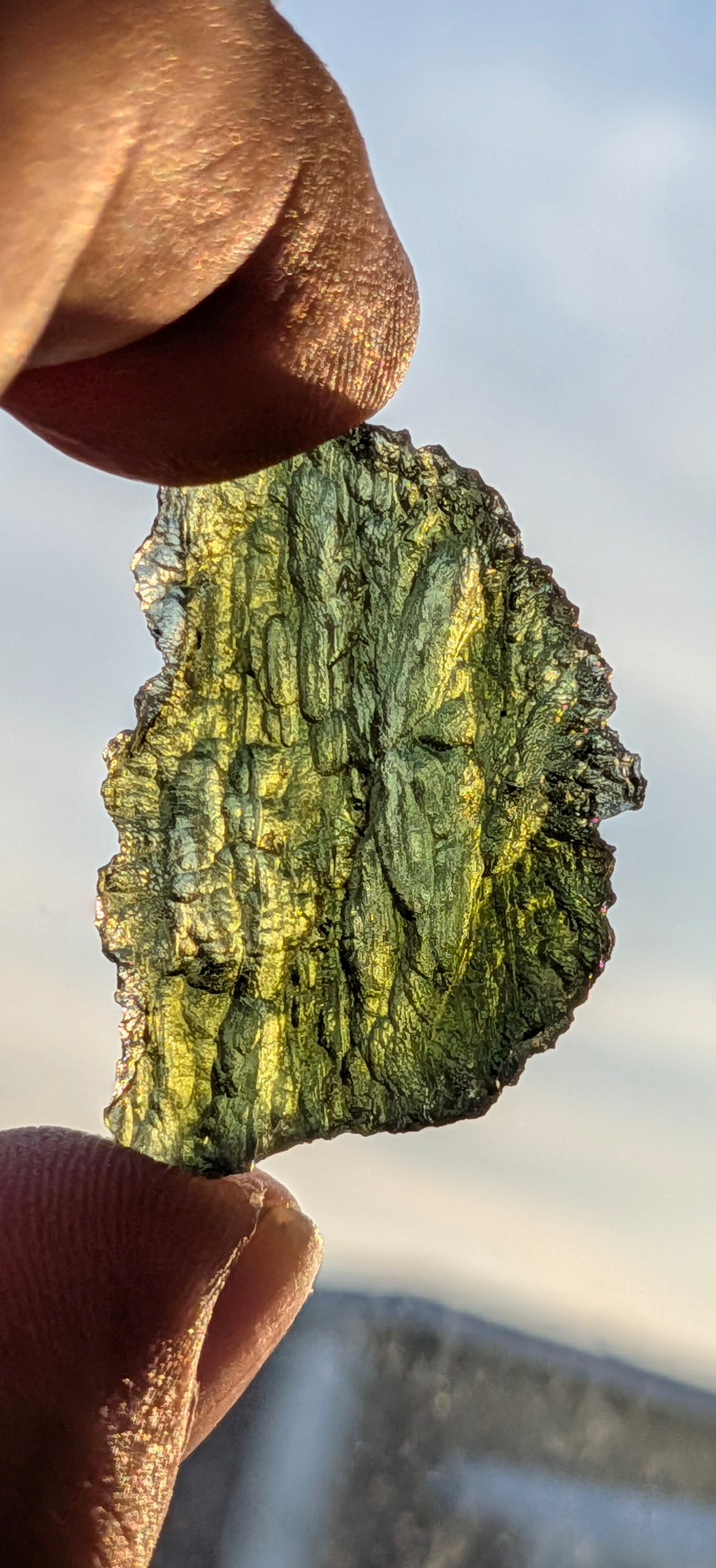 A++ Grade Moldavite From Chlum #118 - 6.93g