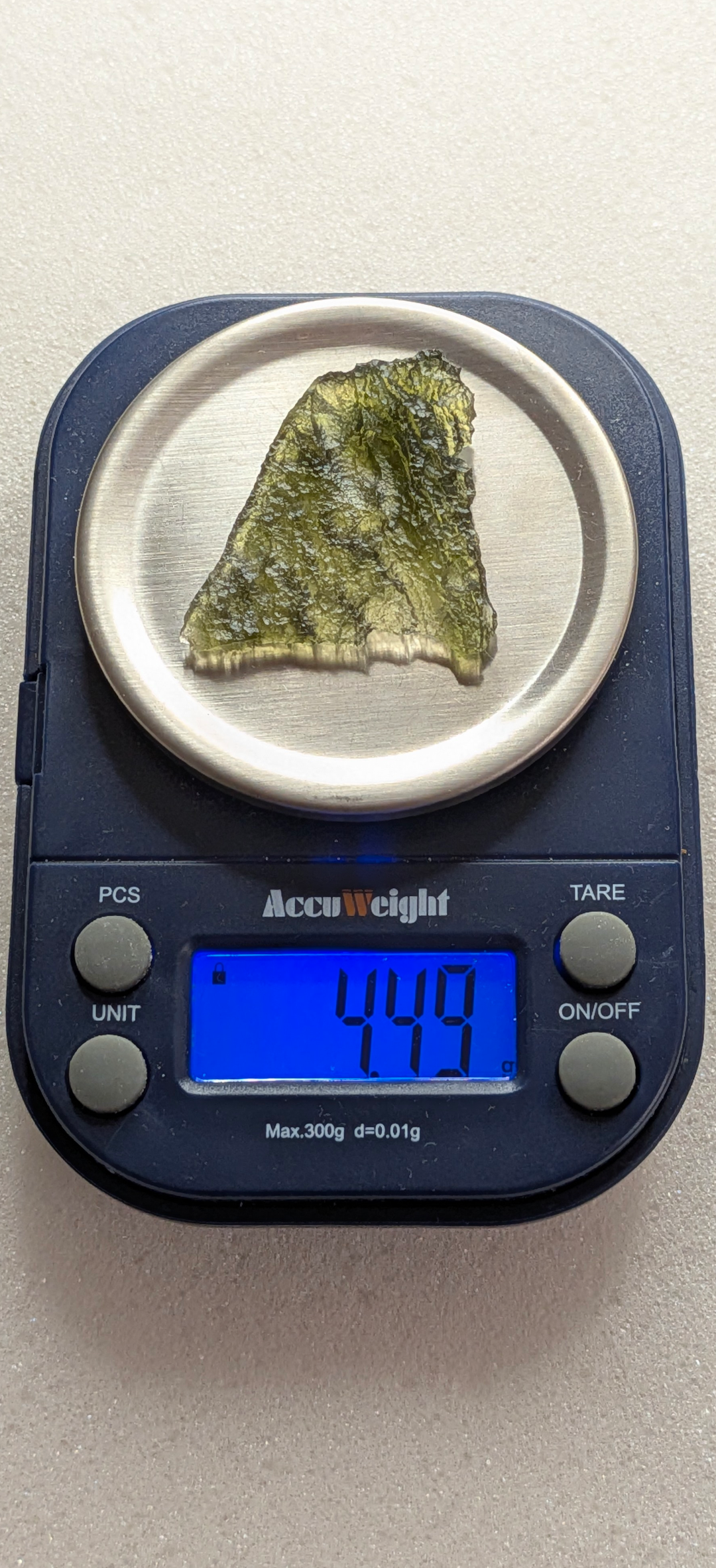 A+++ Grade Angel Chime Moldavite From Chlum #119 - 4.49g