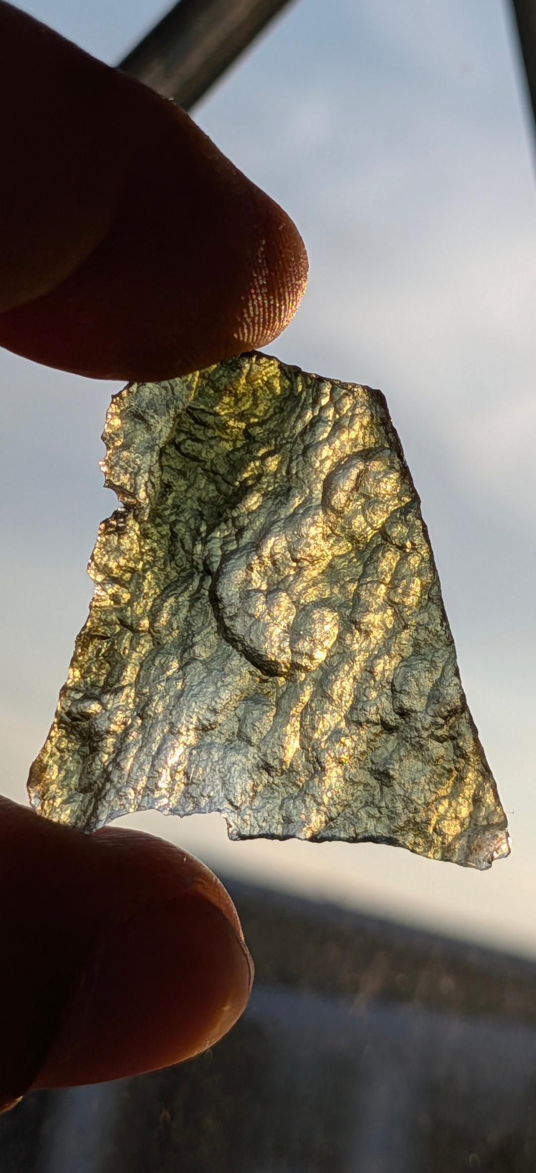 A+++ Grade Angel Chime Moldavite From Chlum #119 - 4.49g