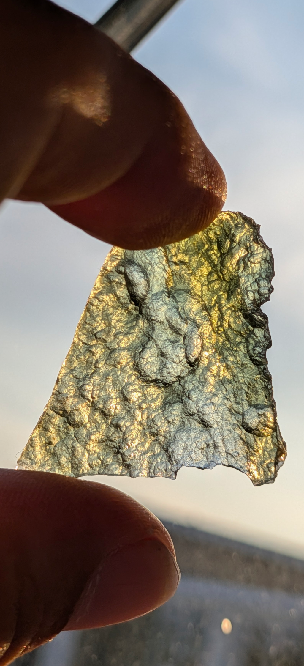 A+++ Grade Angel Chime Moldavite From Chlum #119 - 4.49g