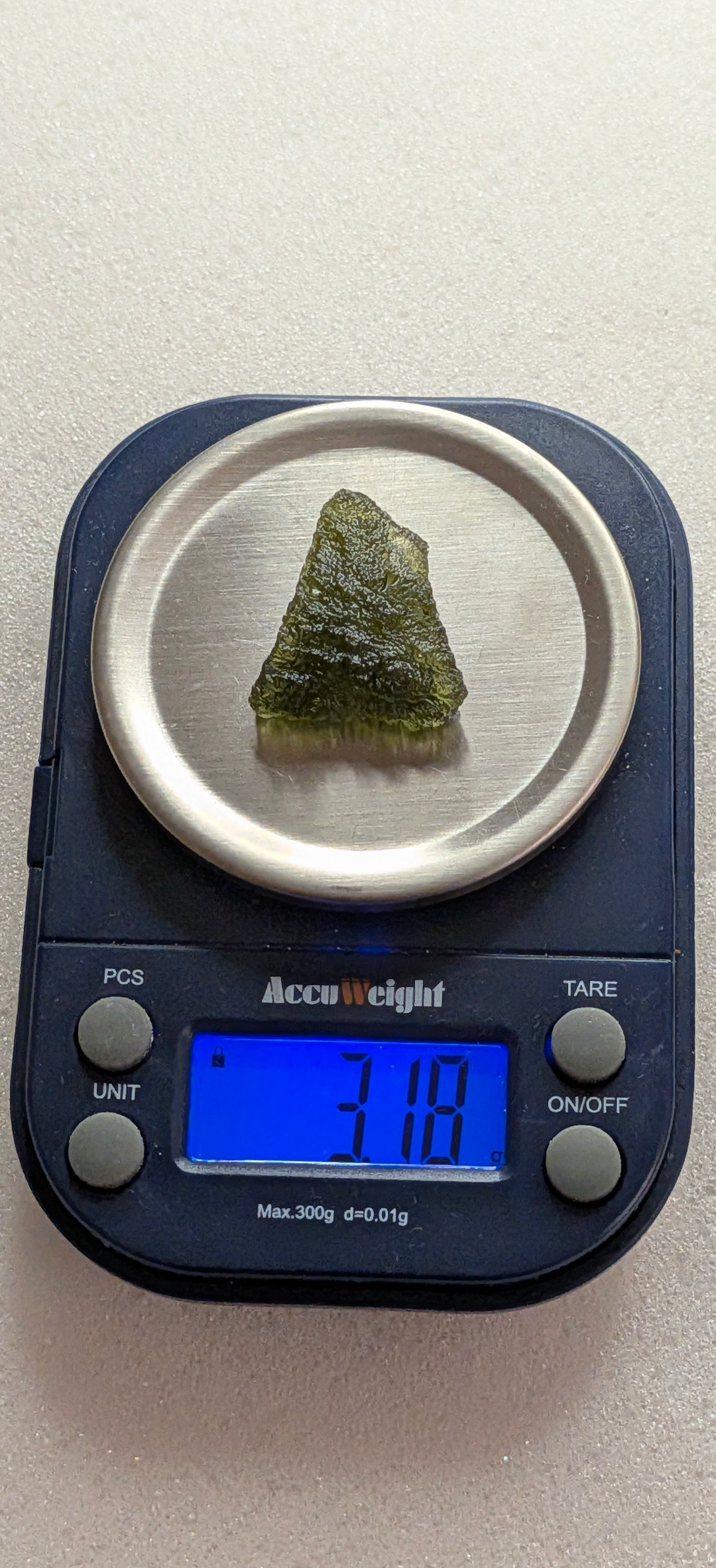 A+ Grade Moldavite From Chlum #121 - 3.18g