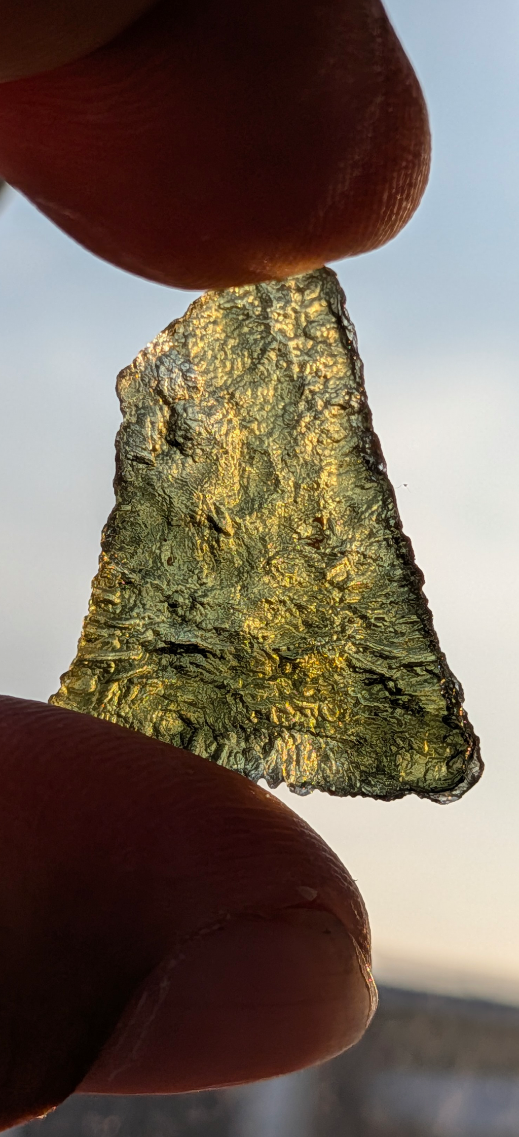 A+ Grade Moldavite From Chlum #121 - 3.18g