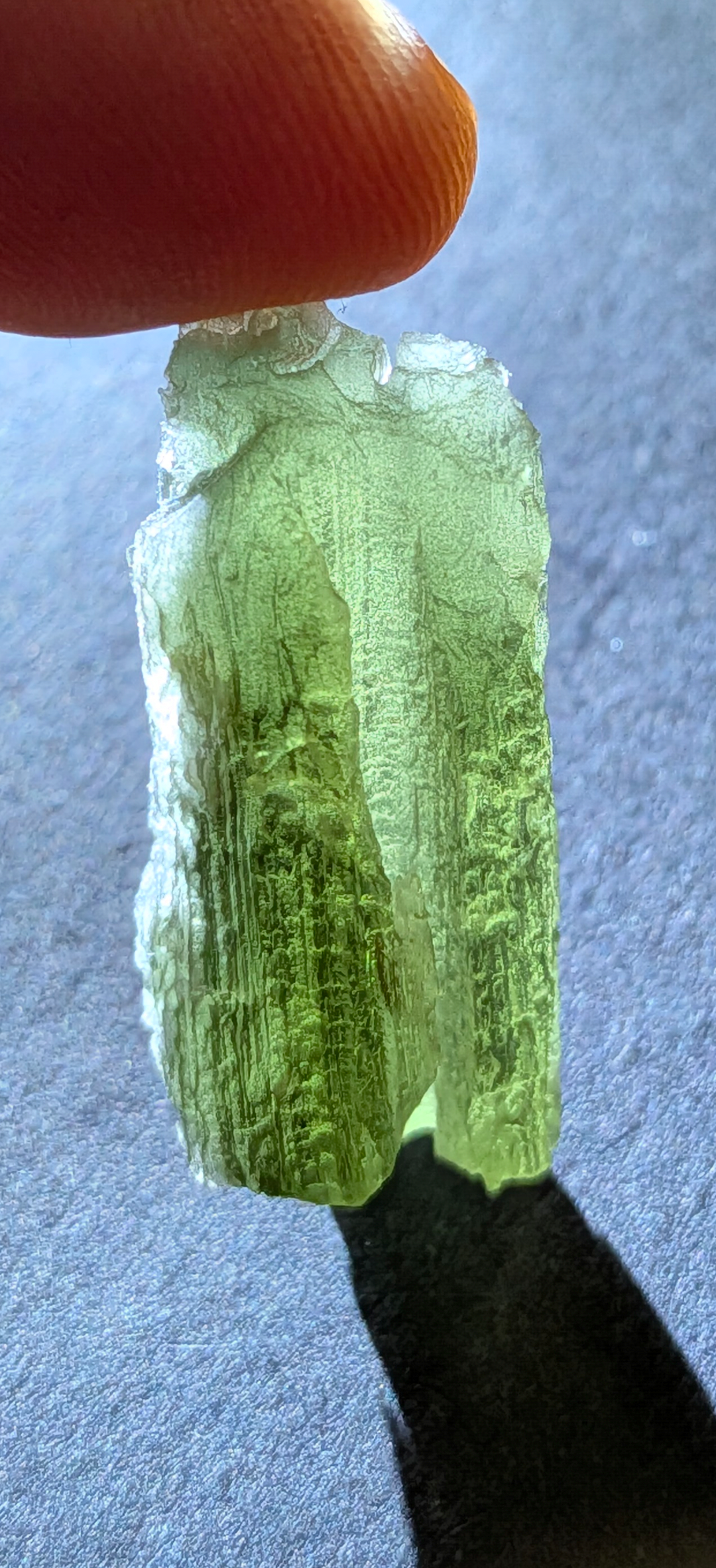 A++ Grade Moldavite From Nesmen - Zahrada #123 - 5.93g