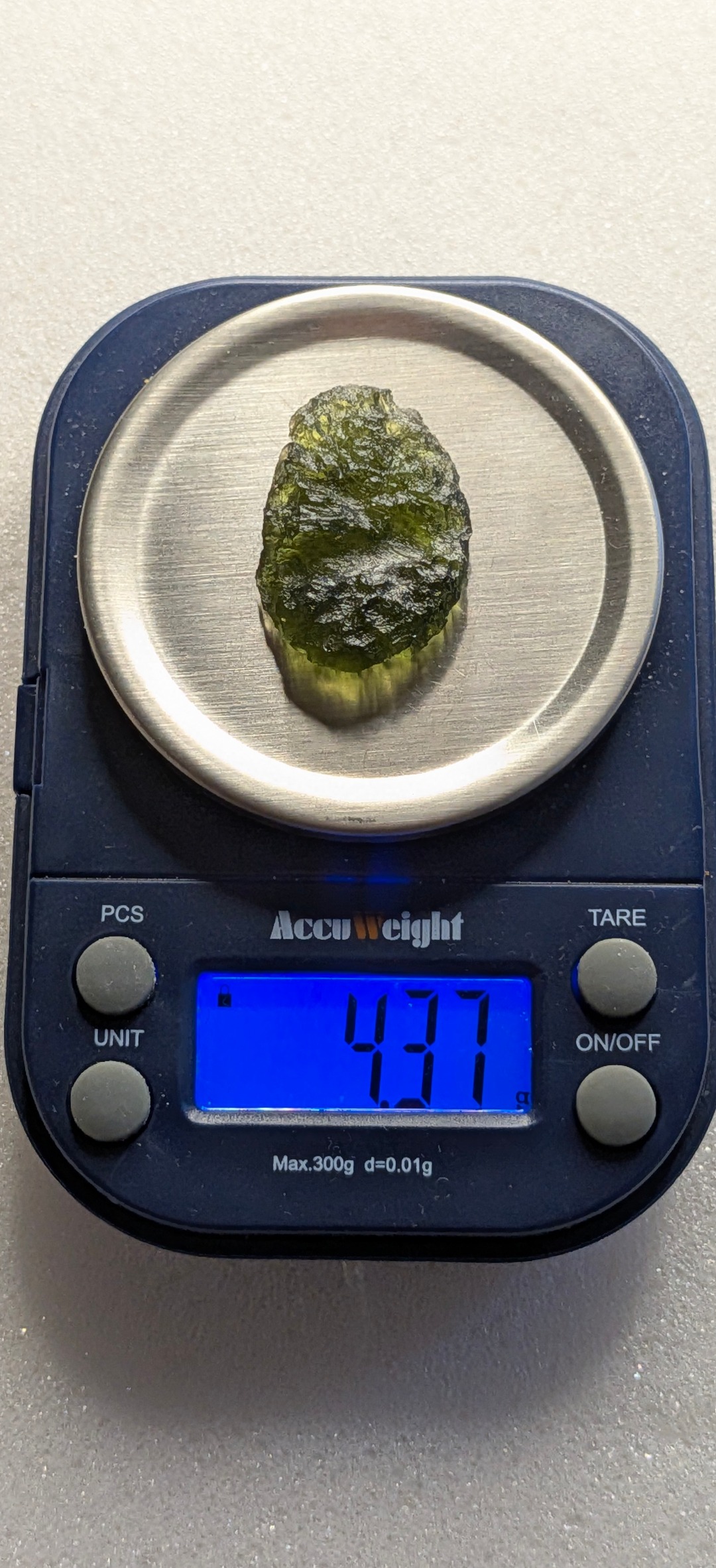 A++ Grade Moldavite From Chlum #136 - 4.37g
