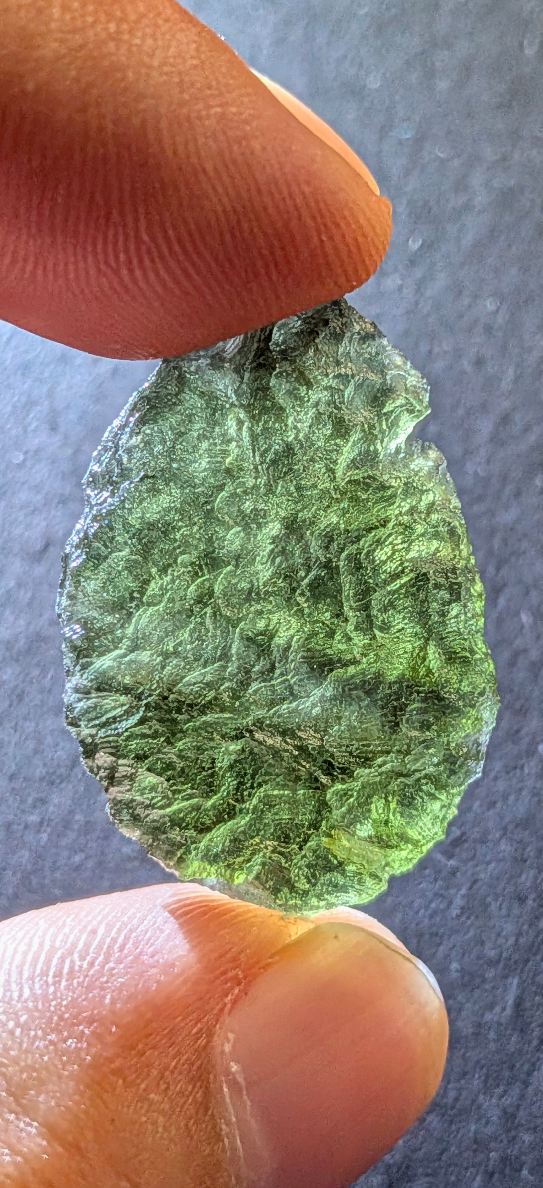 A++ Grade Moldavite From Chlum #136 - 4.37g