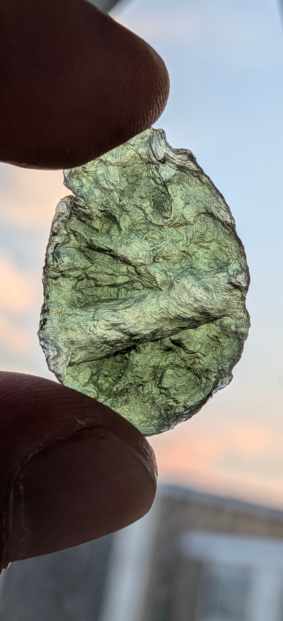 A++ Grade Moldavite From Chlum #136 - 4.37g