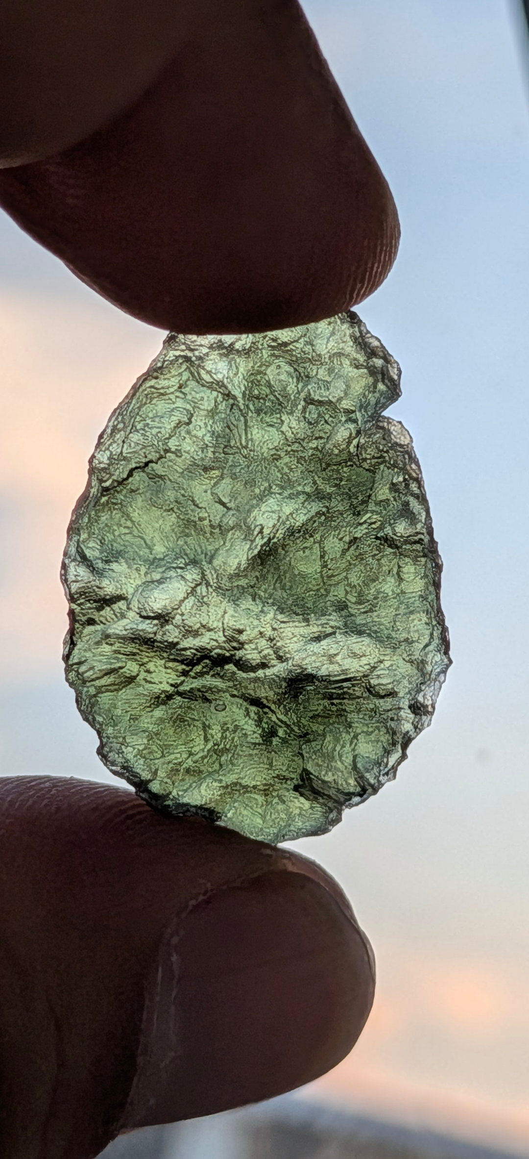 A++ Grade Moldavite From Chlum #136 - 4.37g