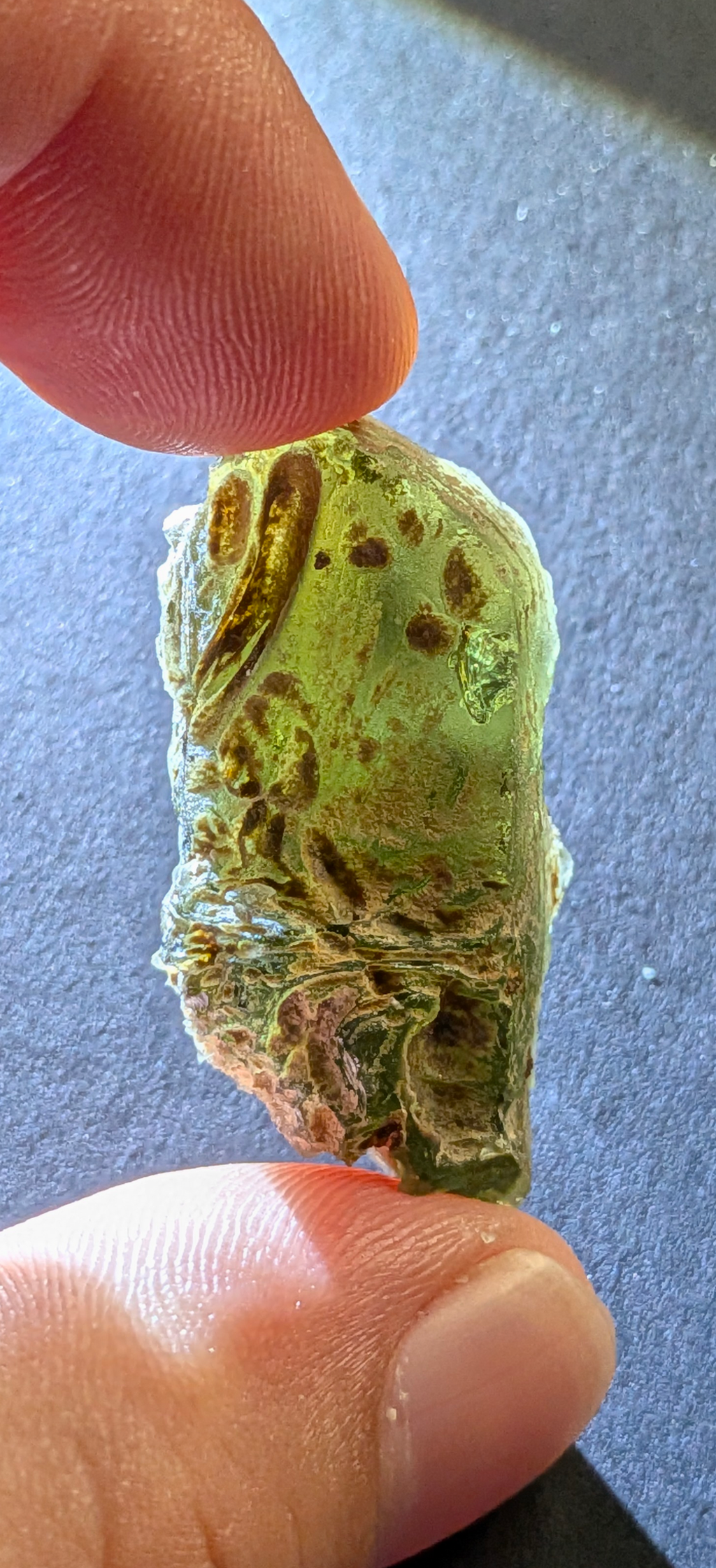 Frosty Moldavite From Brusna #90 - 10.17g