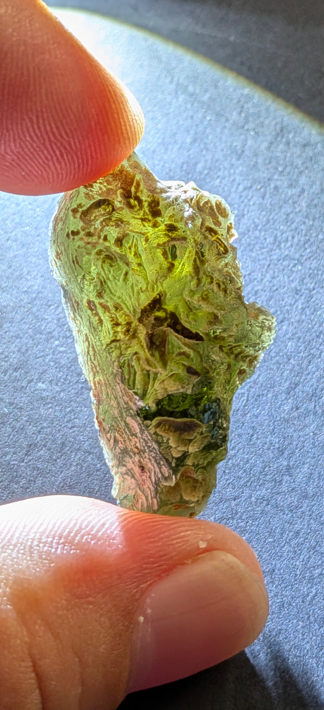 Frosty Moldavite From Brusna #90 - 10.17g