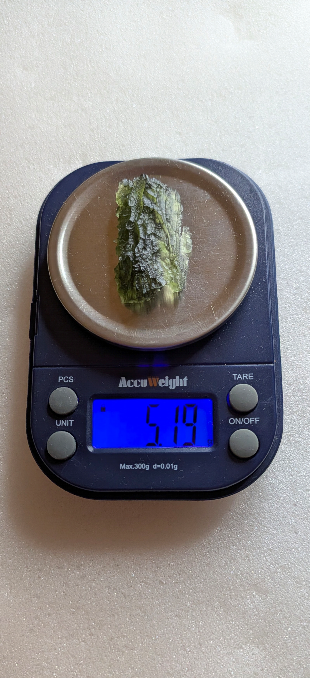 A+ Grade Moldavite From Dolni Chrastany #97 - 5.19g